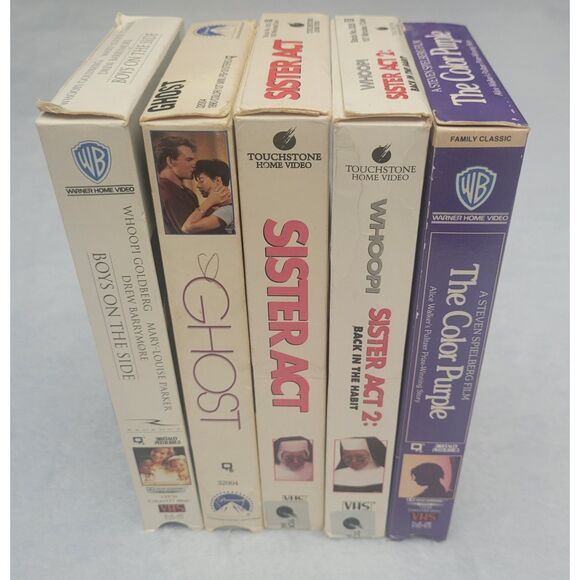 Set of 5 Vintage 90s VHS Whoopi Goldberg Movies - Picture 5 of 7